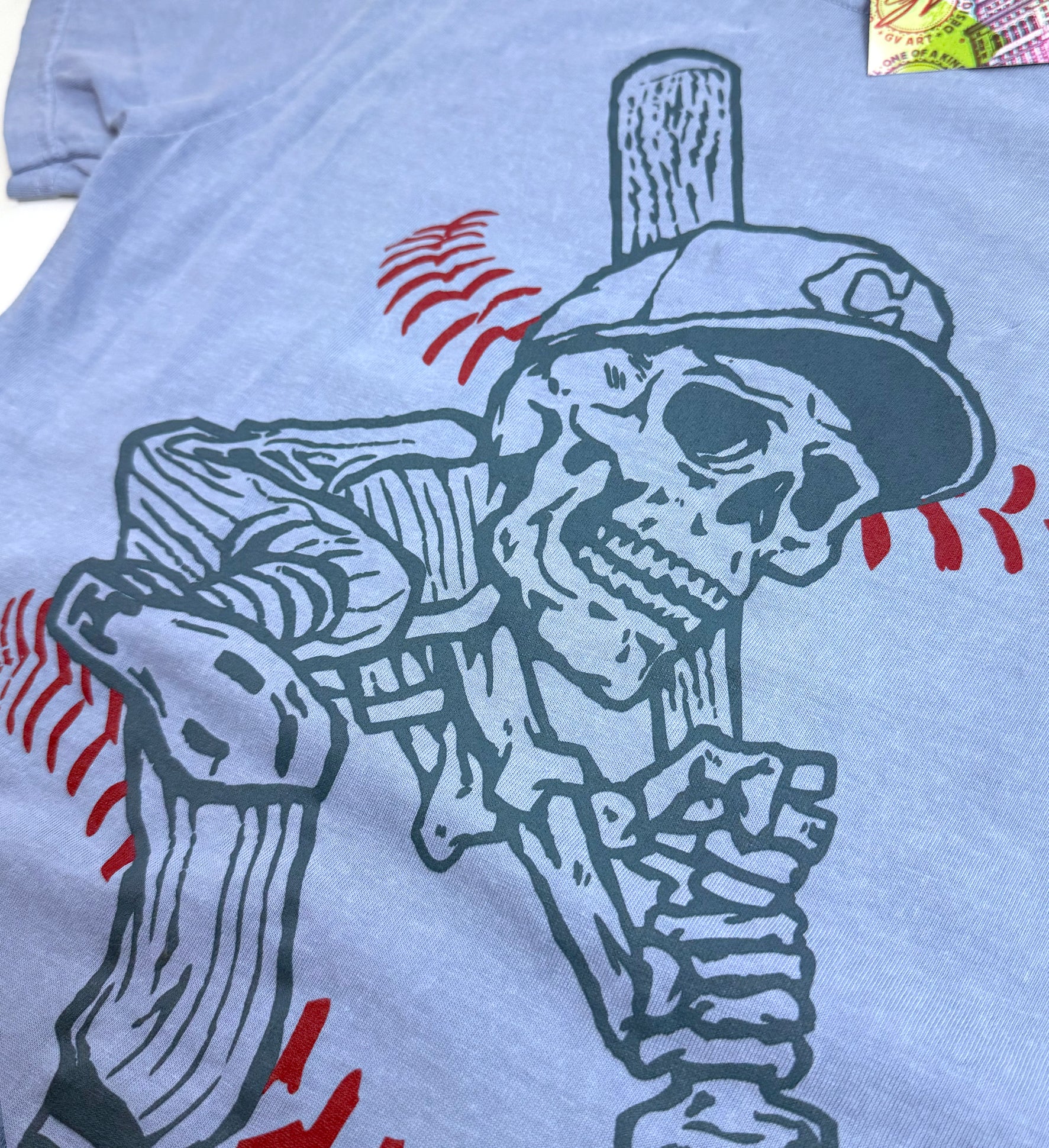 Blue Cleveland Baseball For Life Tshirt