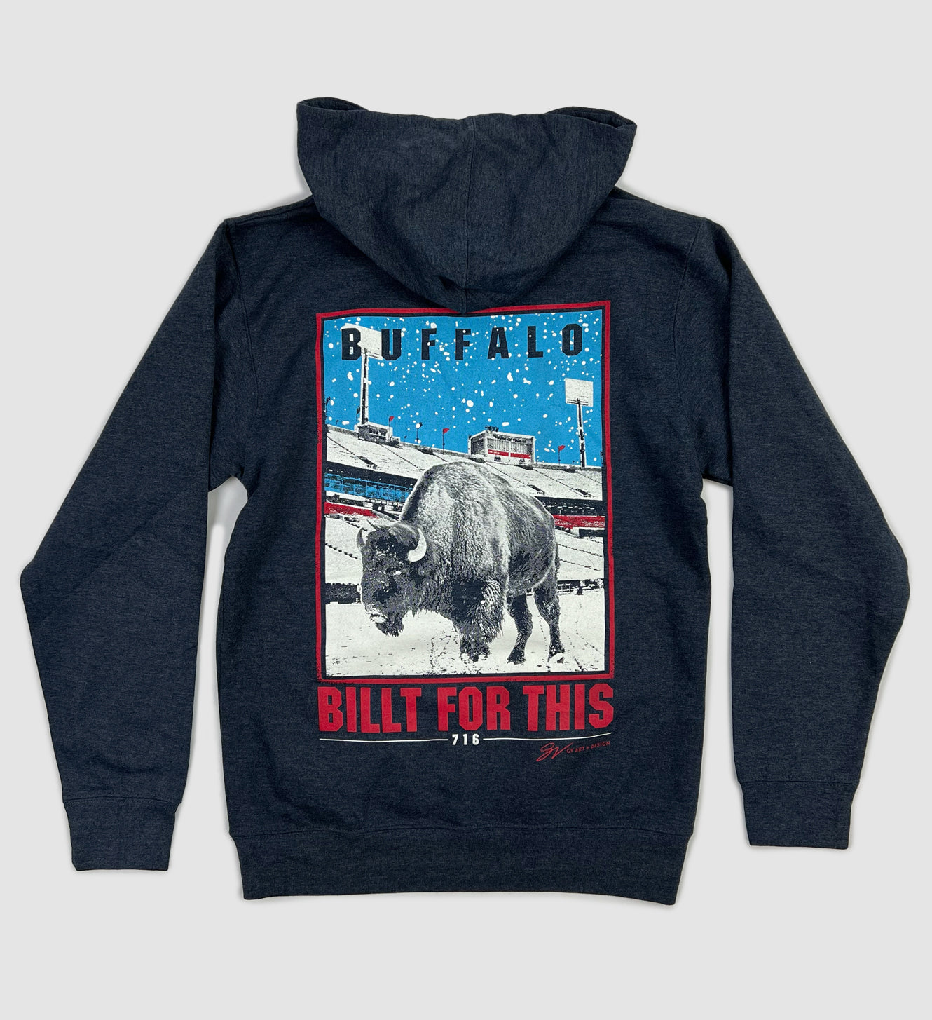 Buffalo discount hooded sweatshirt