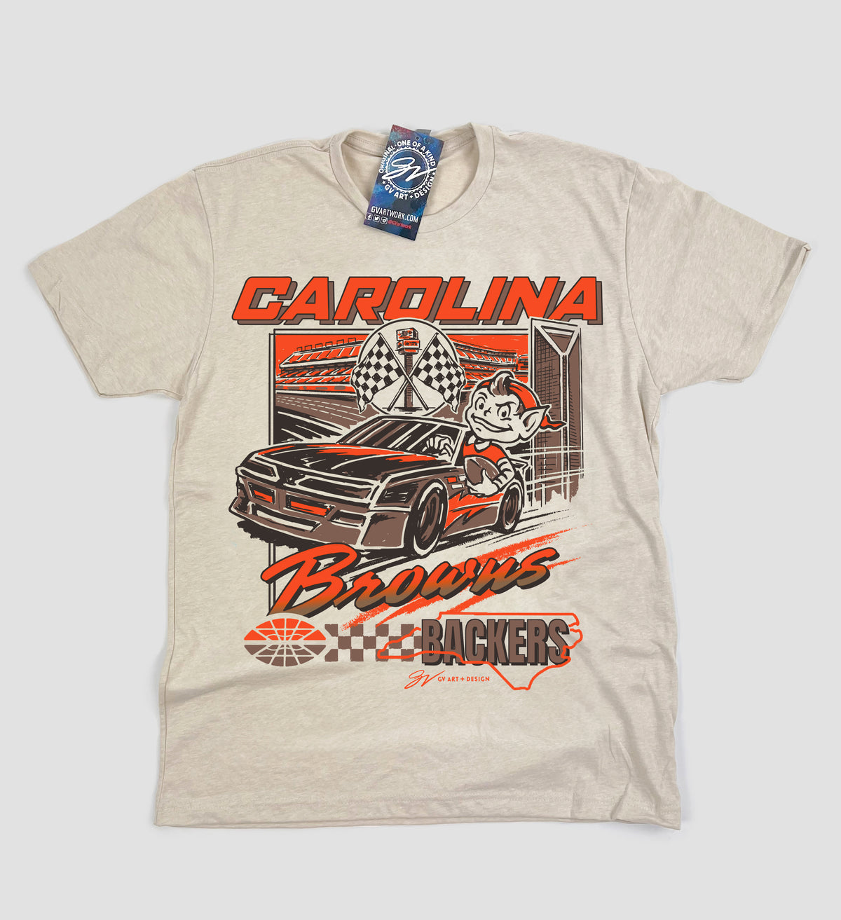 Carolina Browns Backers Racing T shirt
