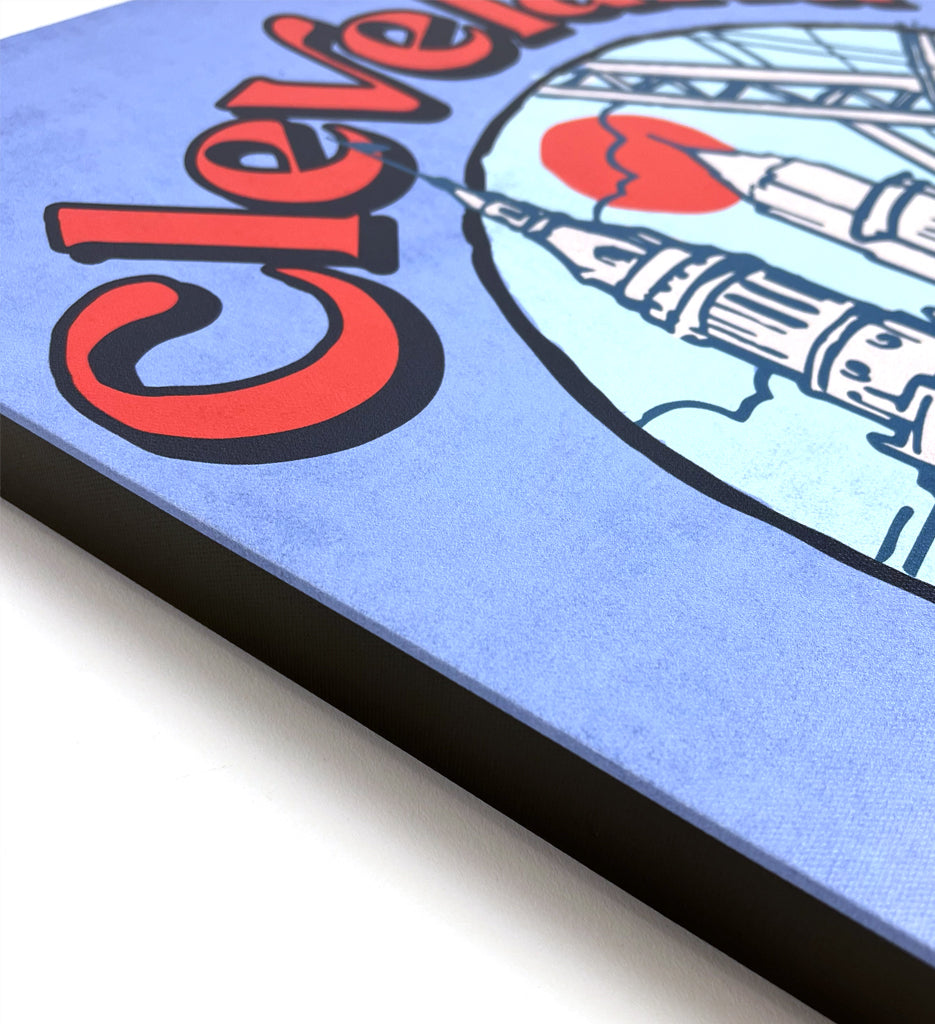 Cleveland City Summer Canvas Artwork