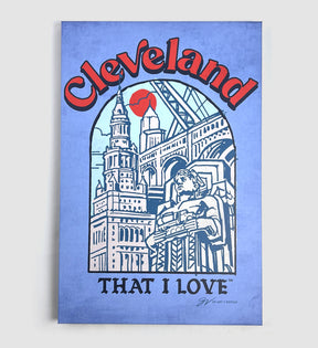 Cleveland City Summer Canvas Artwork