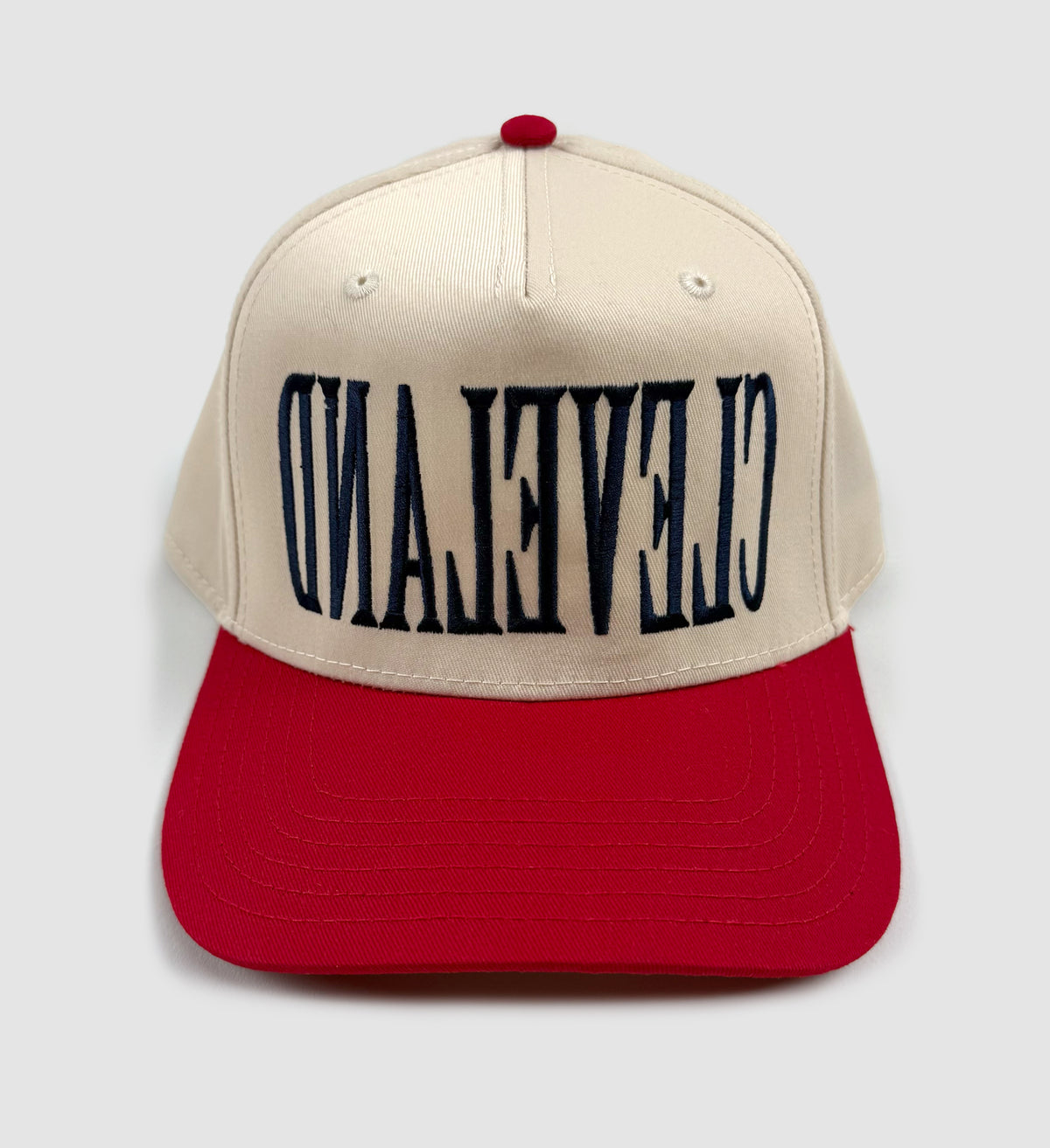 Cleveland Backwards Two Tone Snap Back