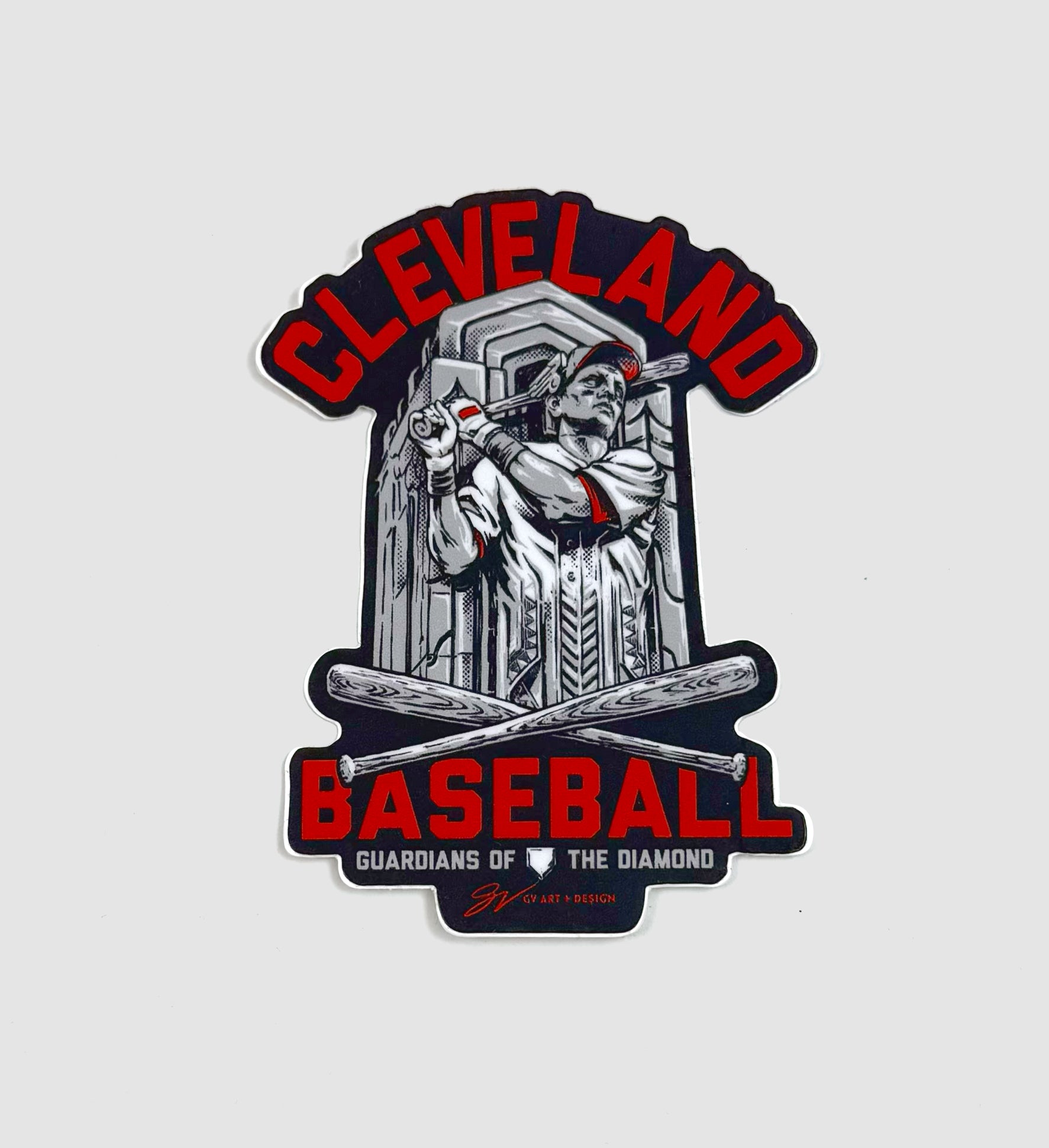 Cleveland Baseball Guardian Sticker