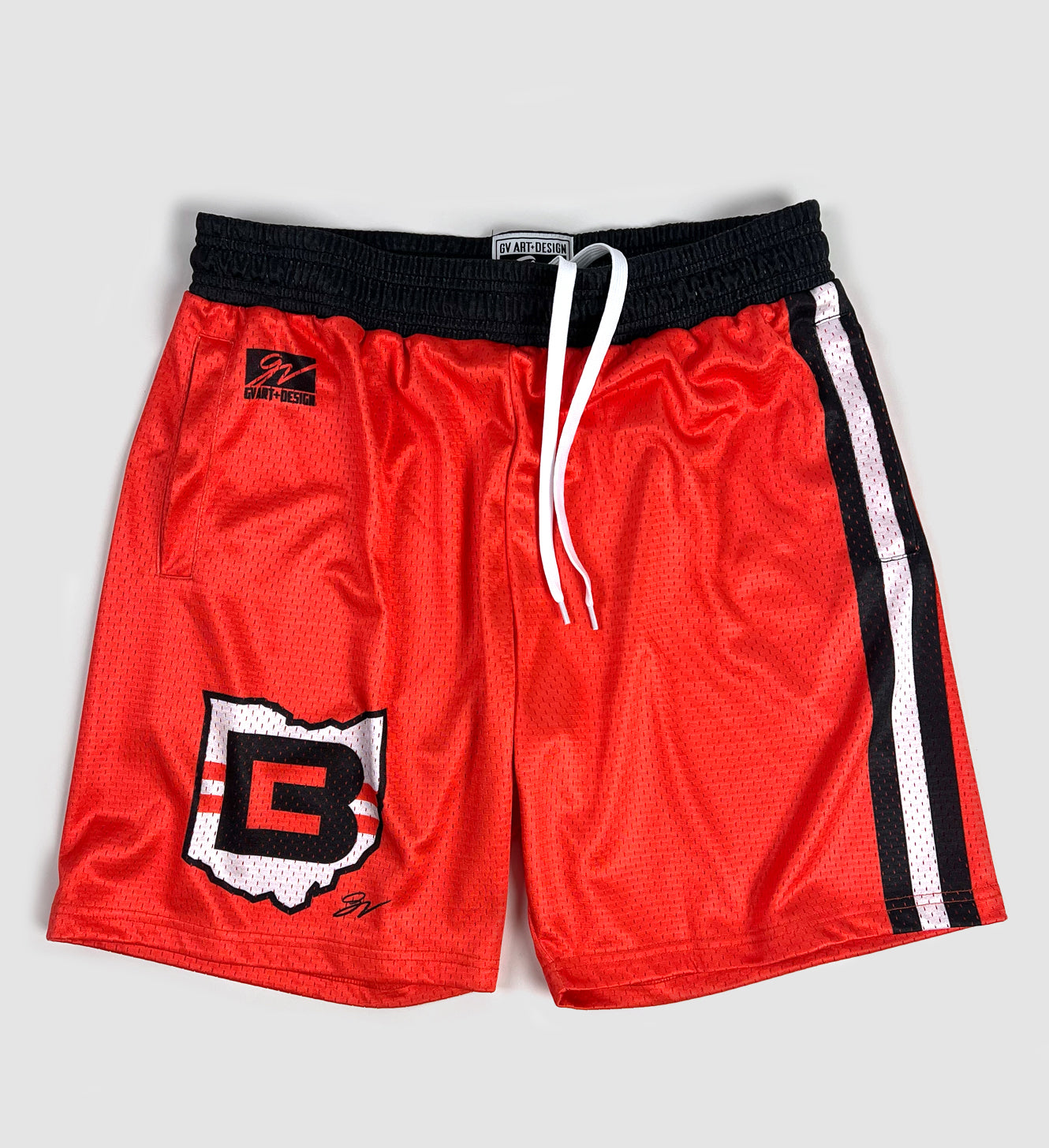 Shorts, Graphic - Short De Sport Pitch Gray, Red
