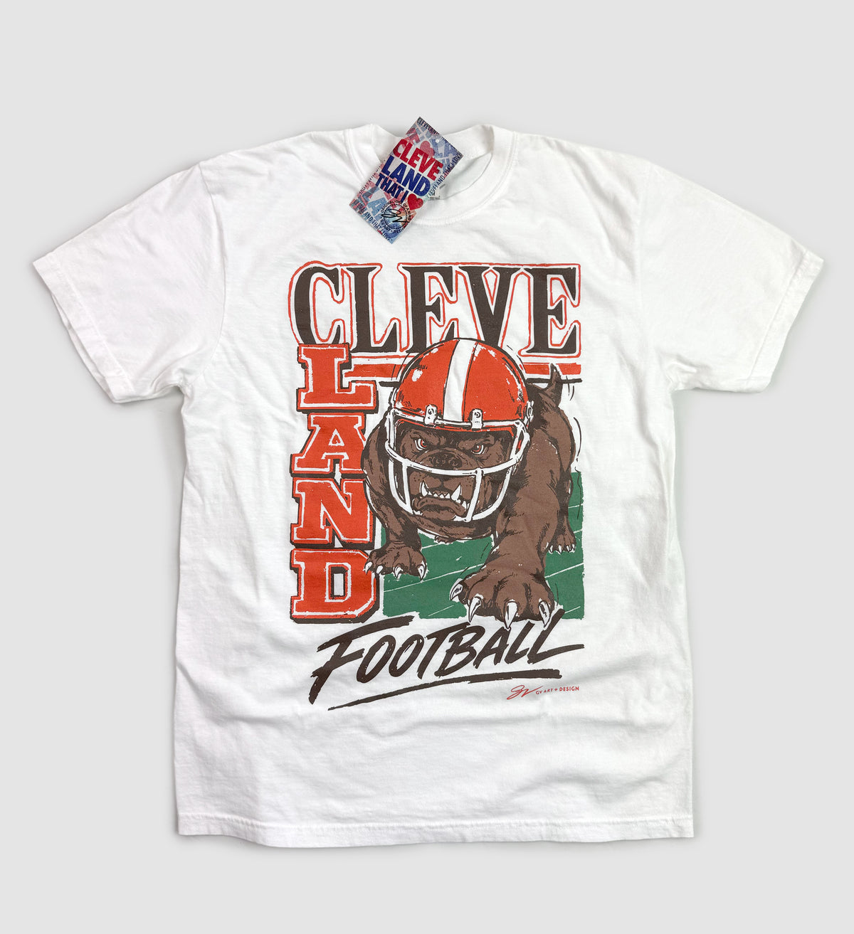 CleveLAND Football Dawg on the Prowl T Shirt