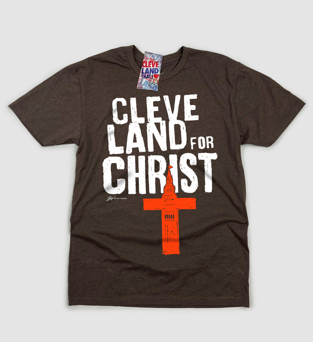 Cleveland For Christ Orange and Brown and Tee