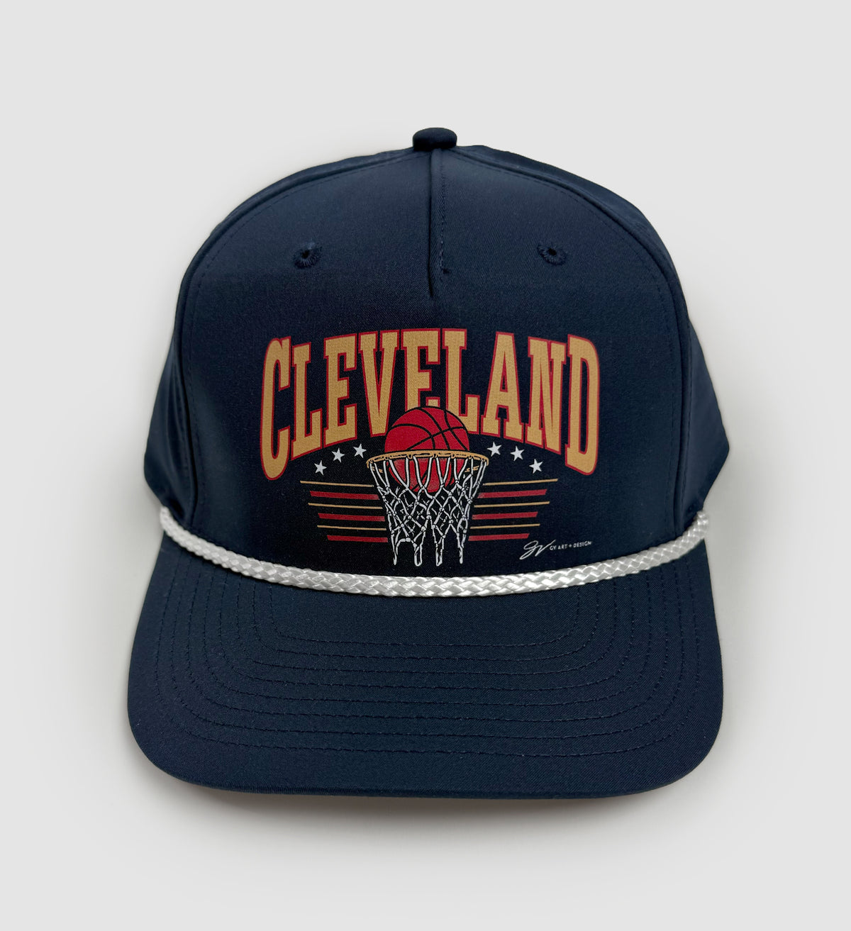 Basketball Net Navy Rope Hat