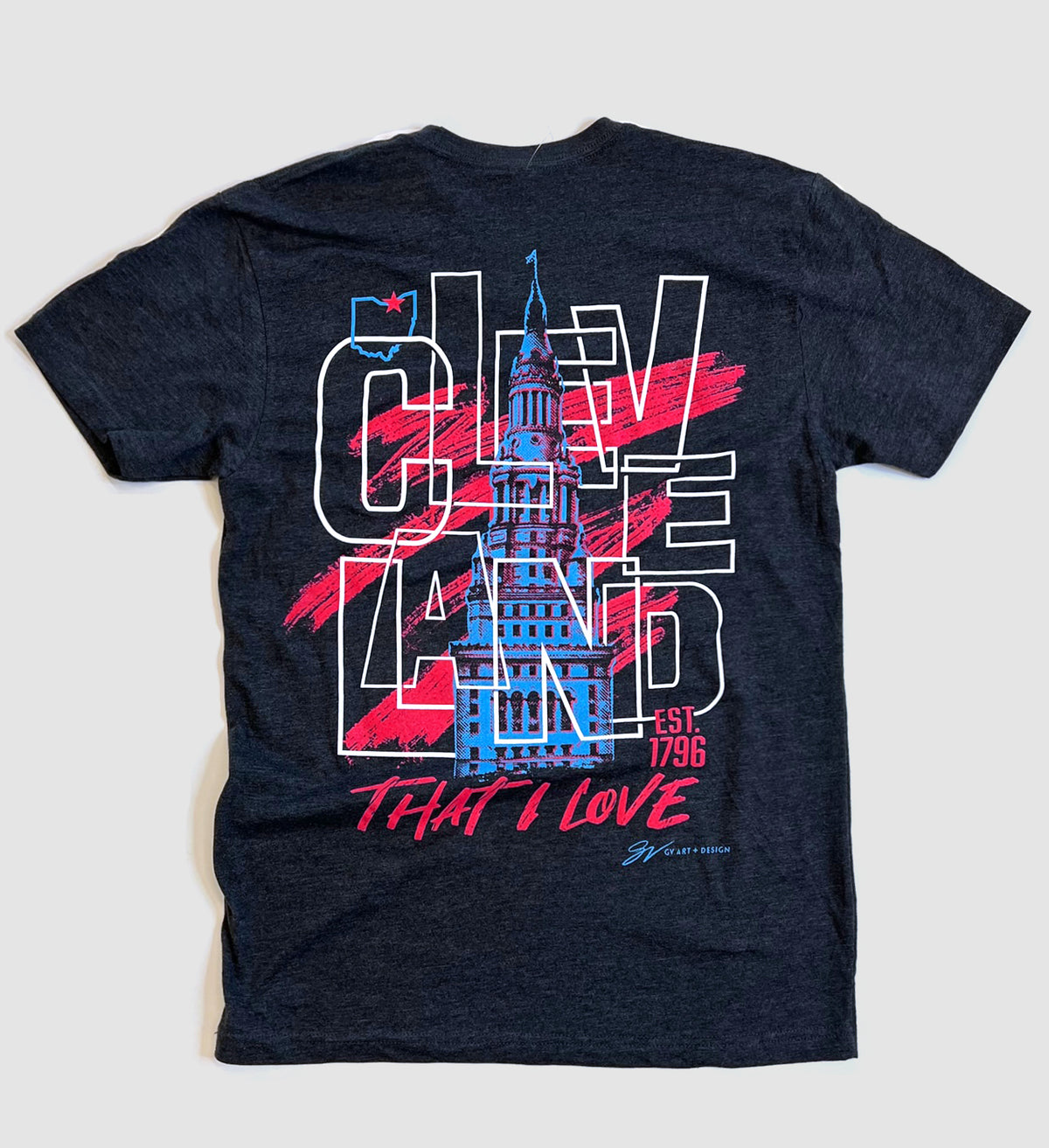 Cleveland Paint The City T shirt