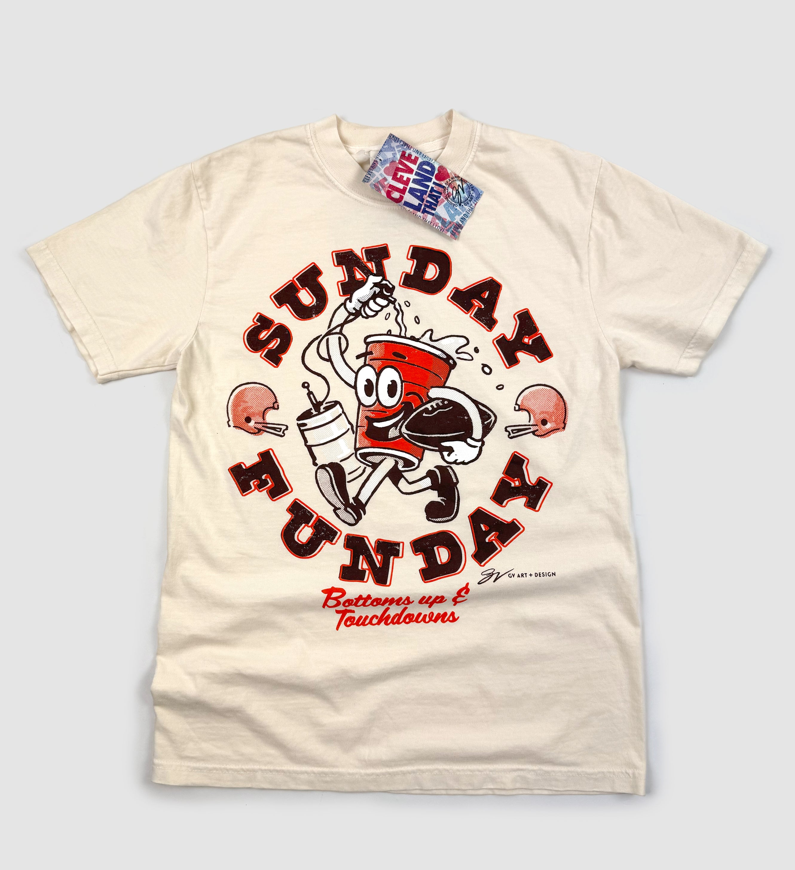 Bottoms Up Sunday Funday T Shirt
