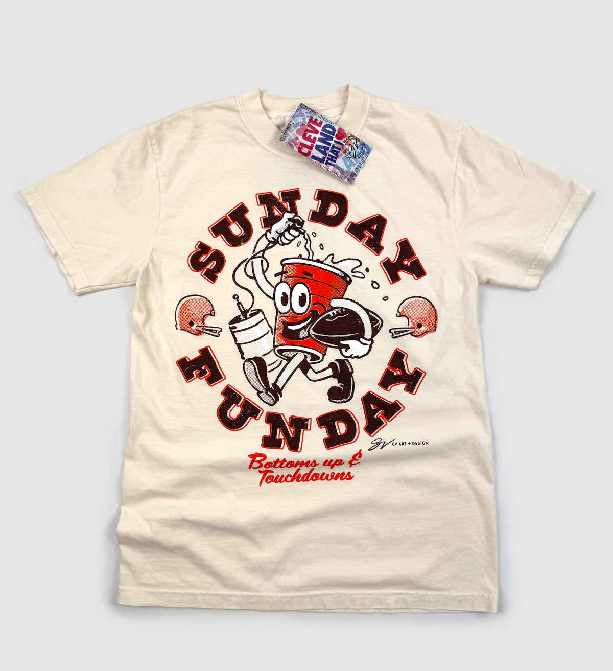 Bottoms Up Sunday Funday T Shirt