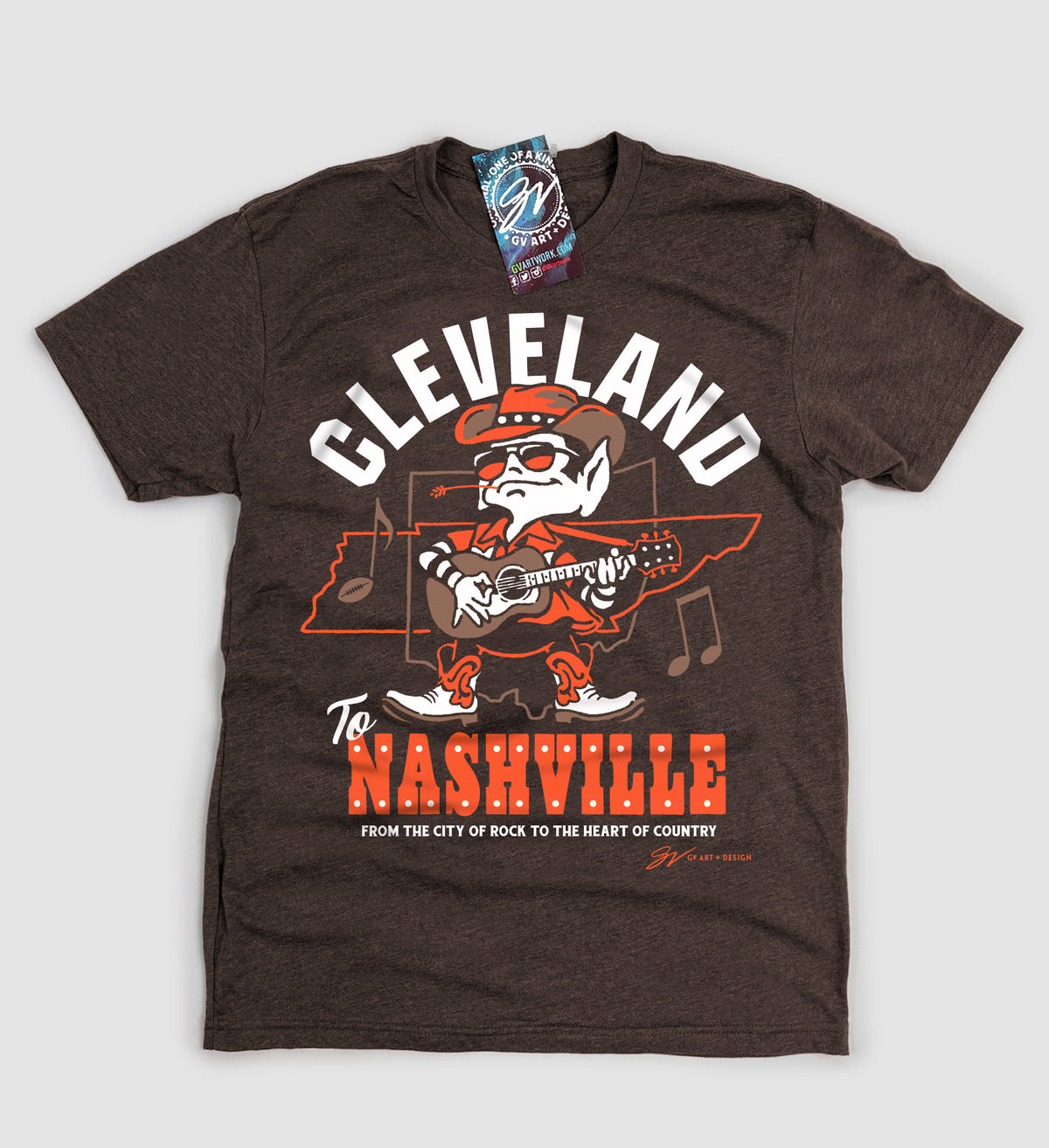 Cleveland to Nashville Takeover T shirt
