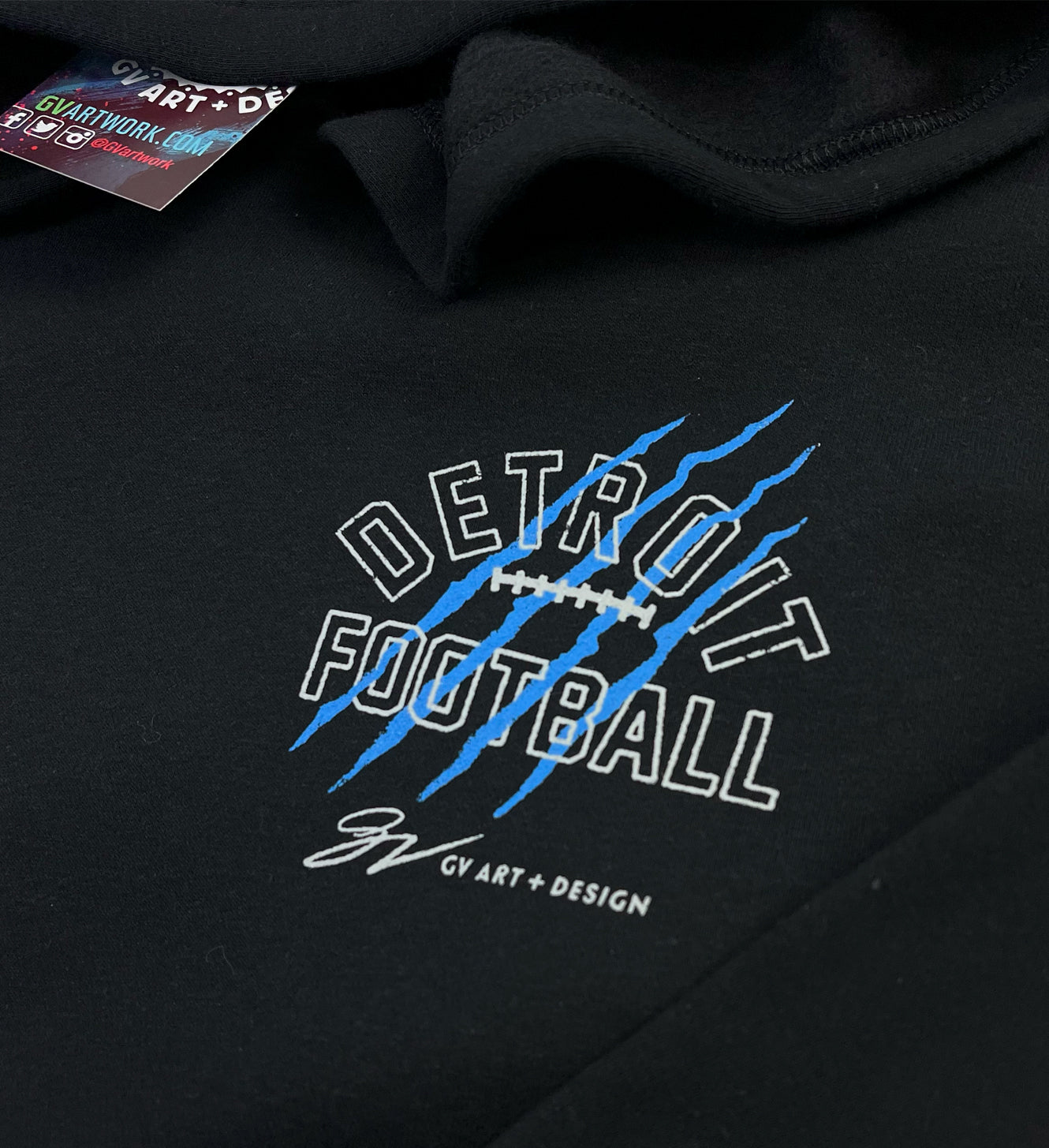 Detroit Football Mane Attraction Hooded Sweatshirt