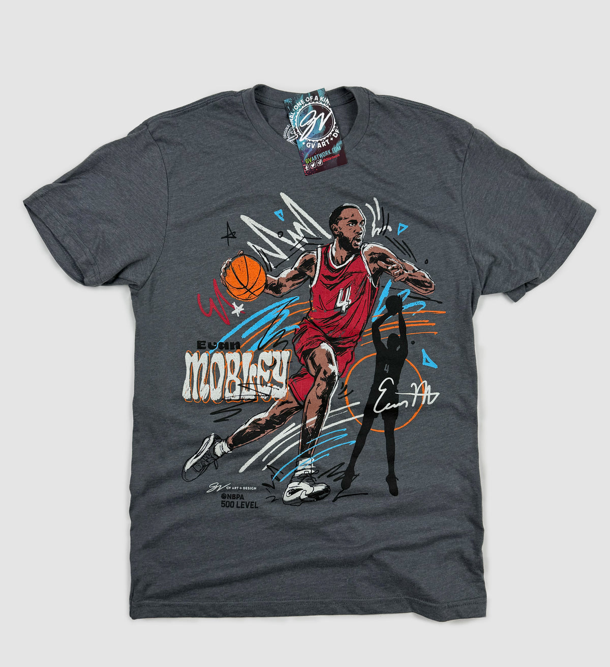 Evan Mobley Sketch T Shirt