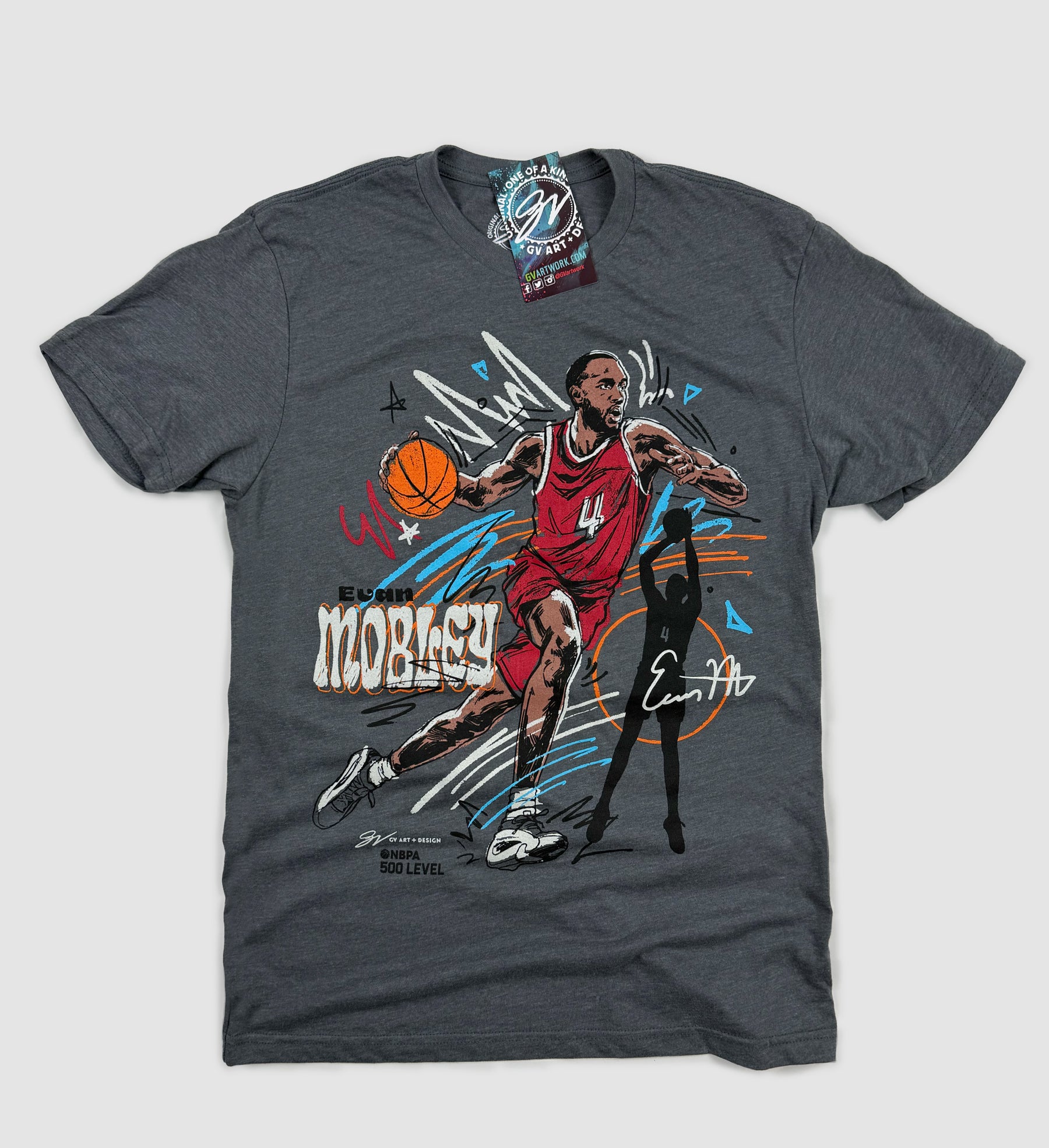 Evan Mobley Sketch T Shirt
