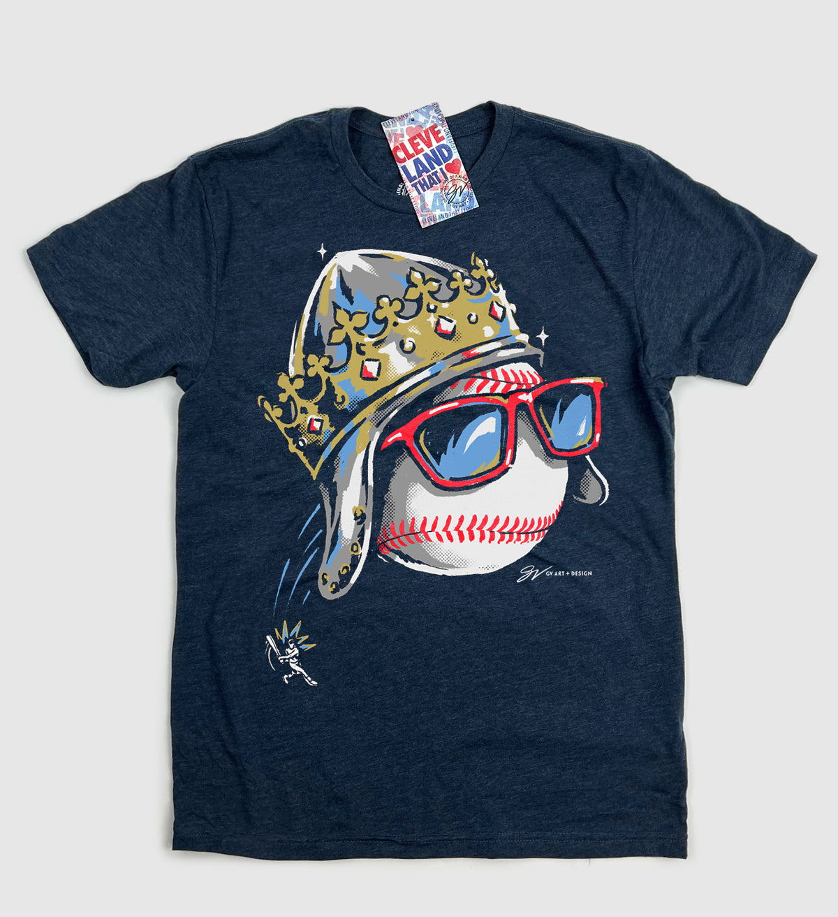 Cleveland Home Run Helmet T shirt