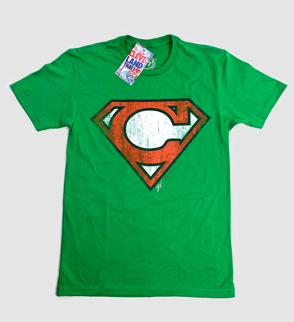 Irish Special Edition Green Cleveland Super C T Shirt