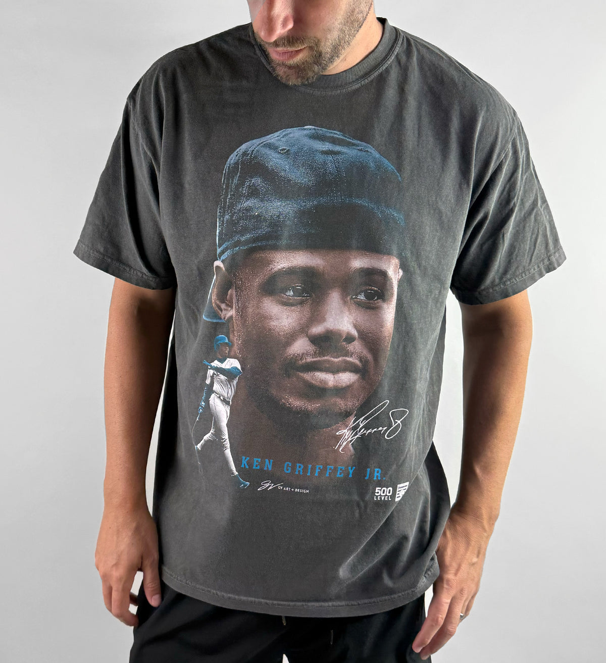 Ken Griffey Jr Big Head Graphic T shirt