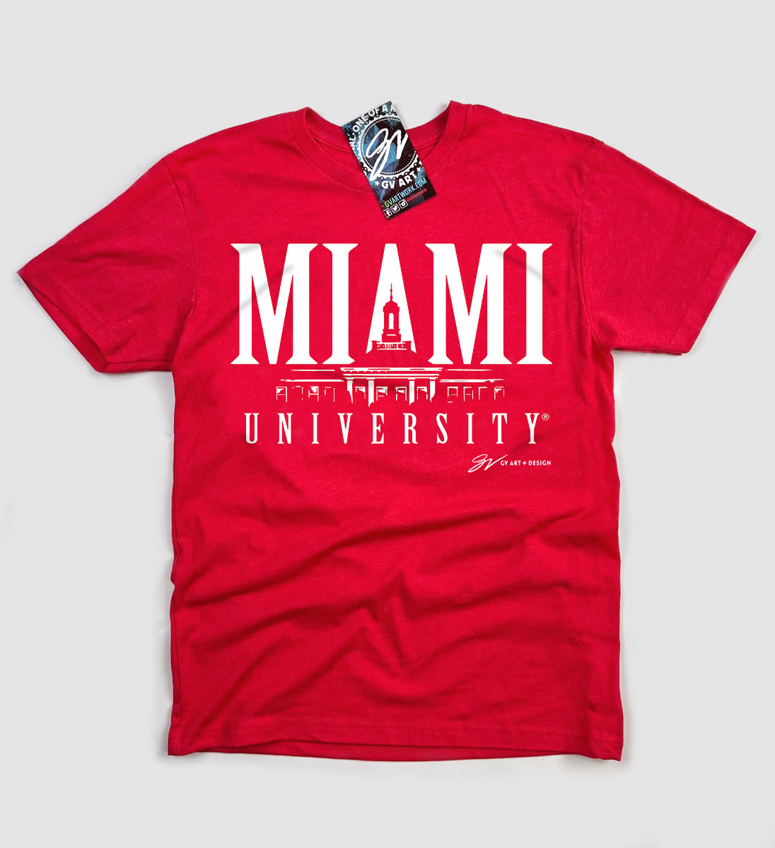 Miami University Bell Tower T Shirt