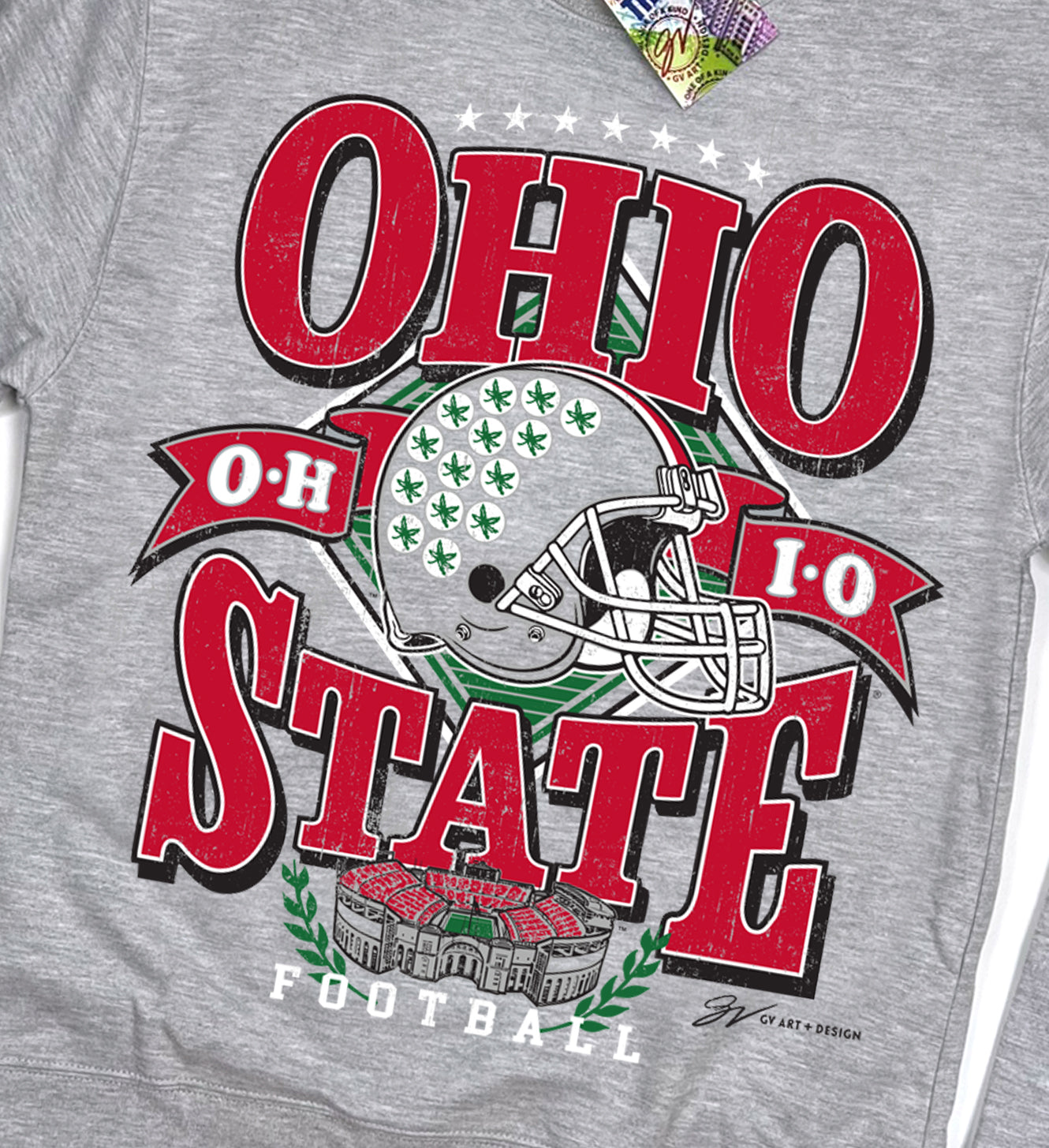 OSU Vintage Grey Crewneck