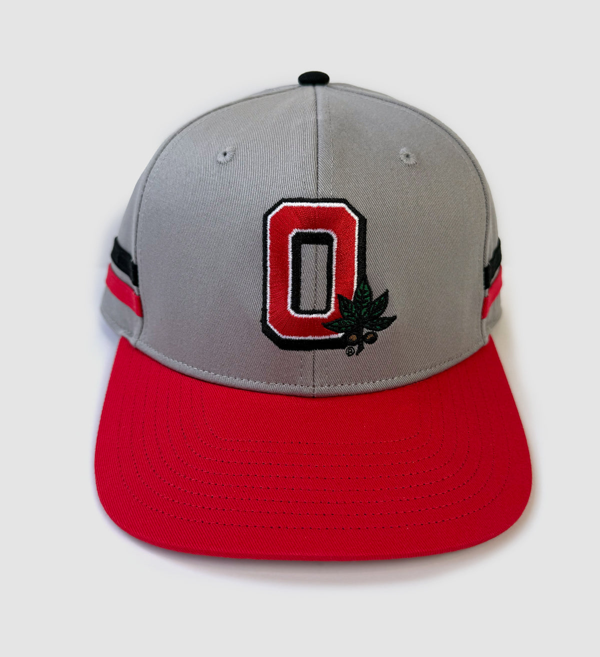 Heritage O Stripes Grey Snapback