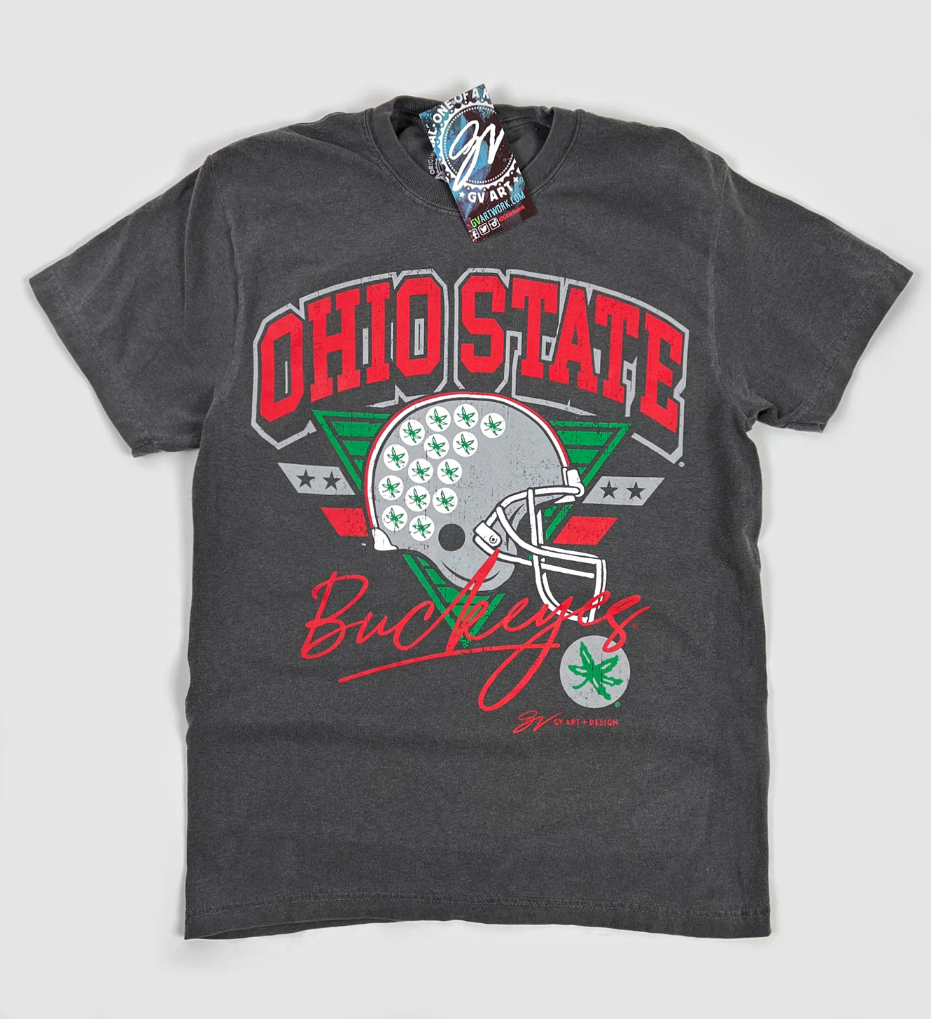 Ohio State Buckeyes Retro Helmet T shirt - Main Image
