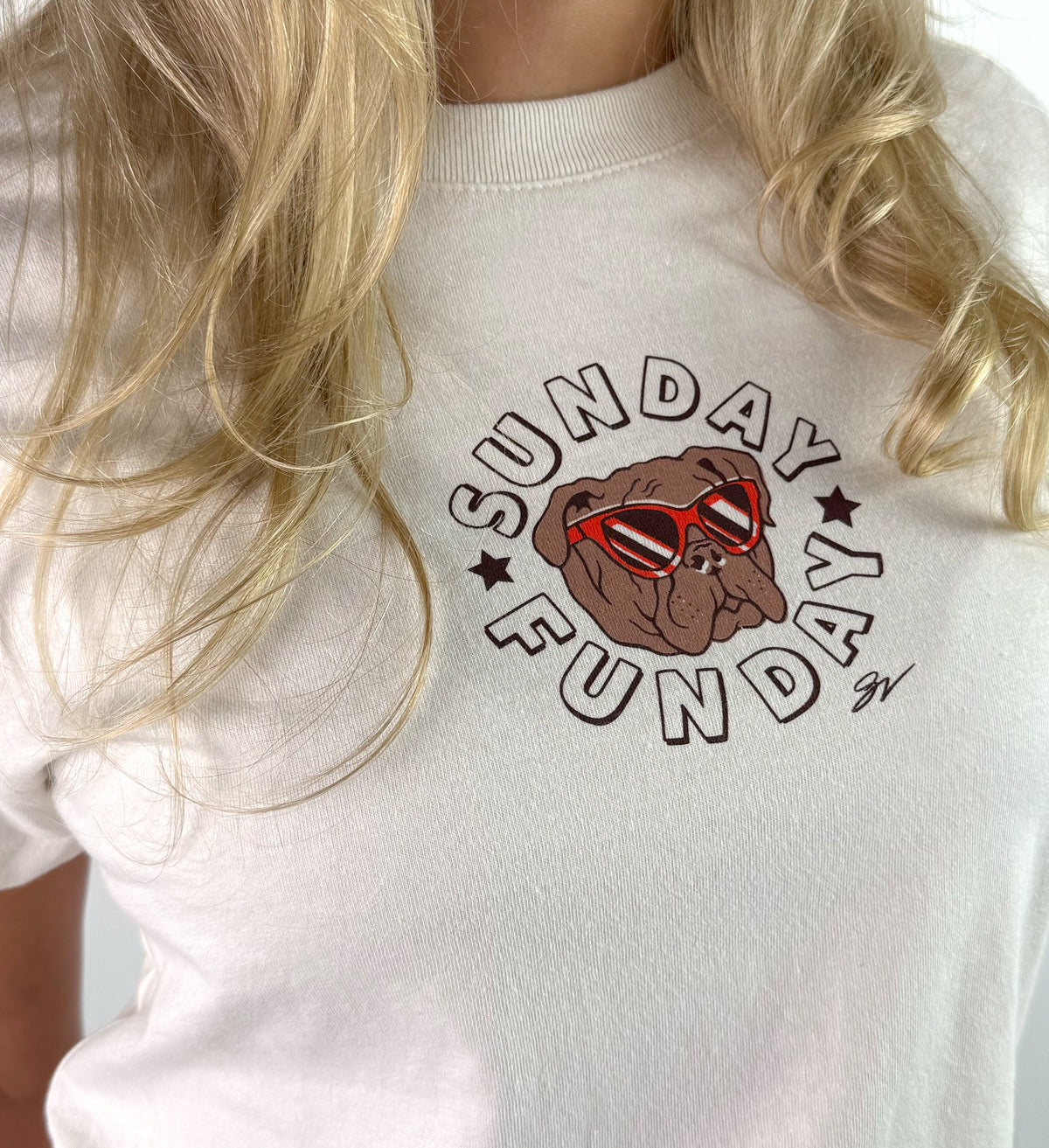 Women's Sunday Funday Dawg T Shirt