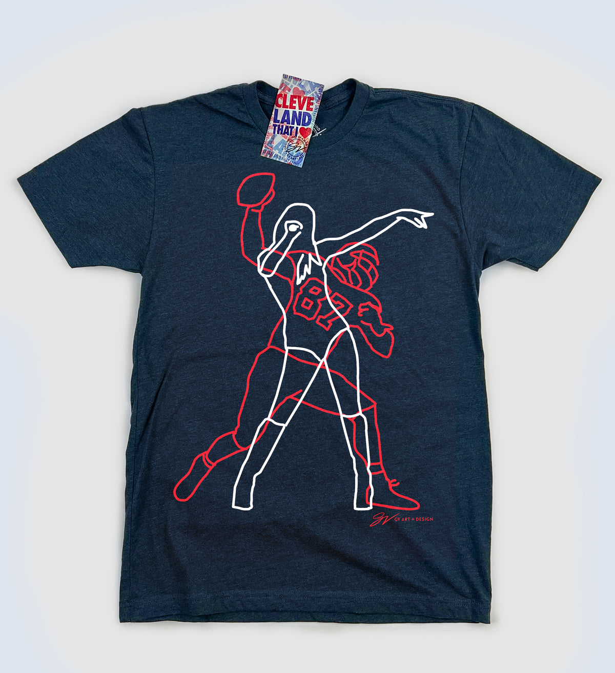 TNT Neon Lights T shirt -Navy