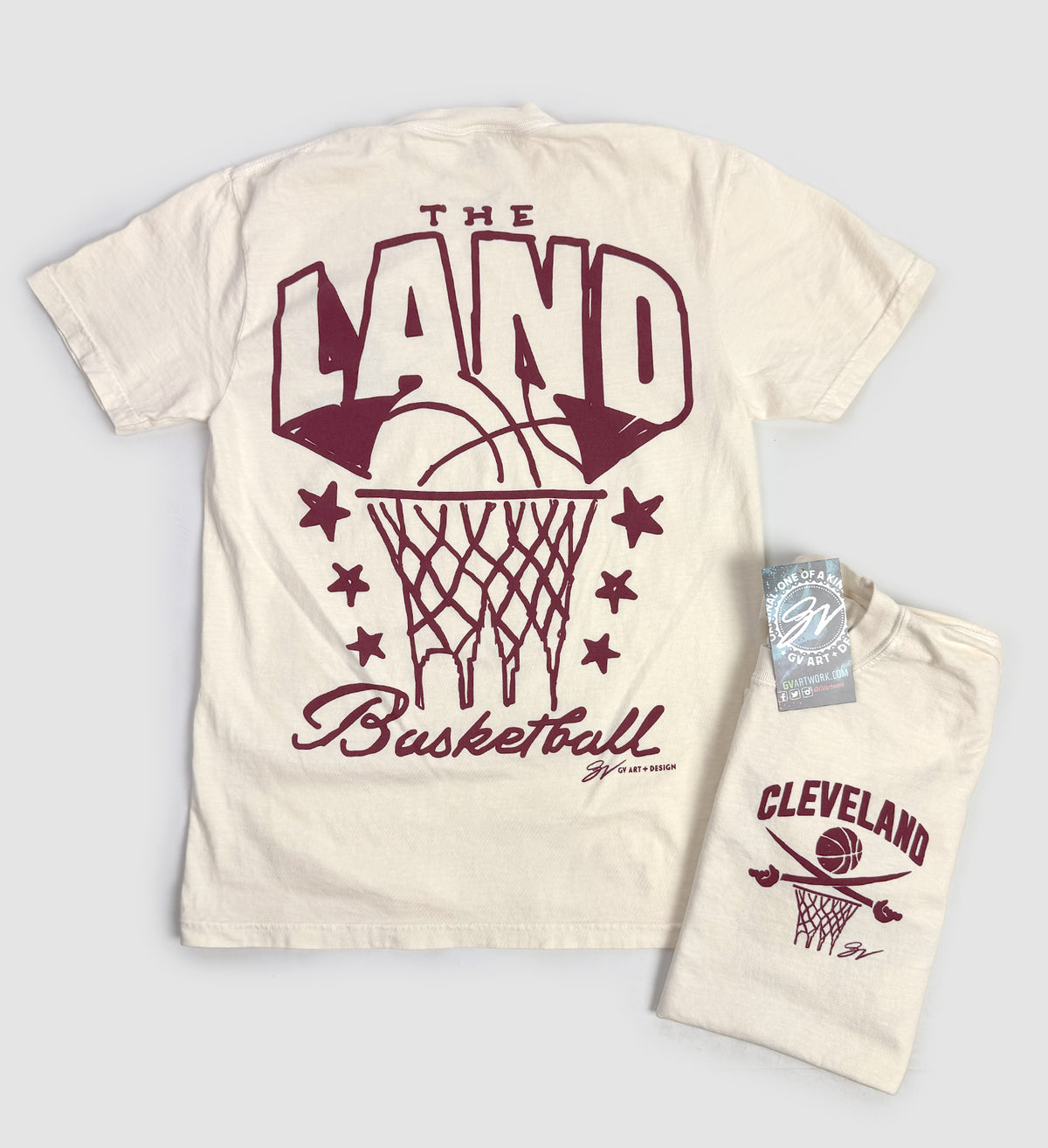 The LAND Basketball Net Beige T shirt