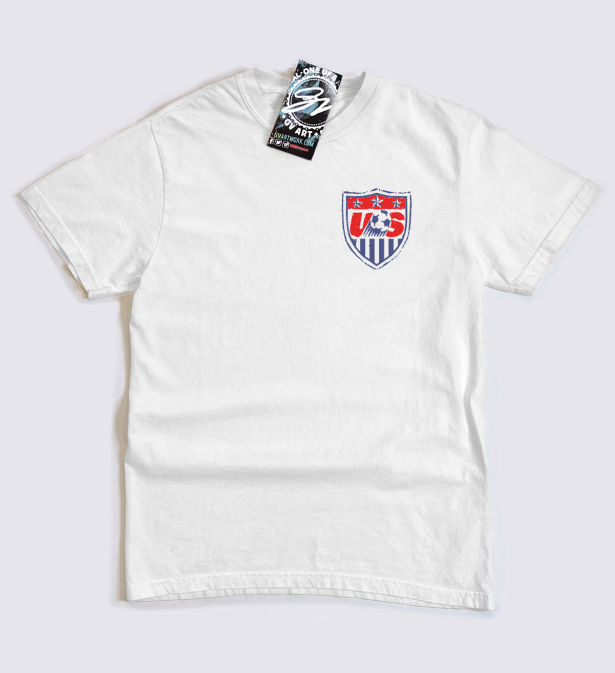 USA Stars and Stripes Soccer T shirt