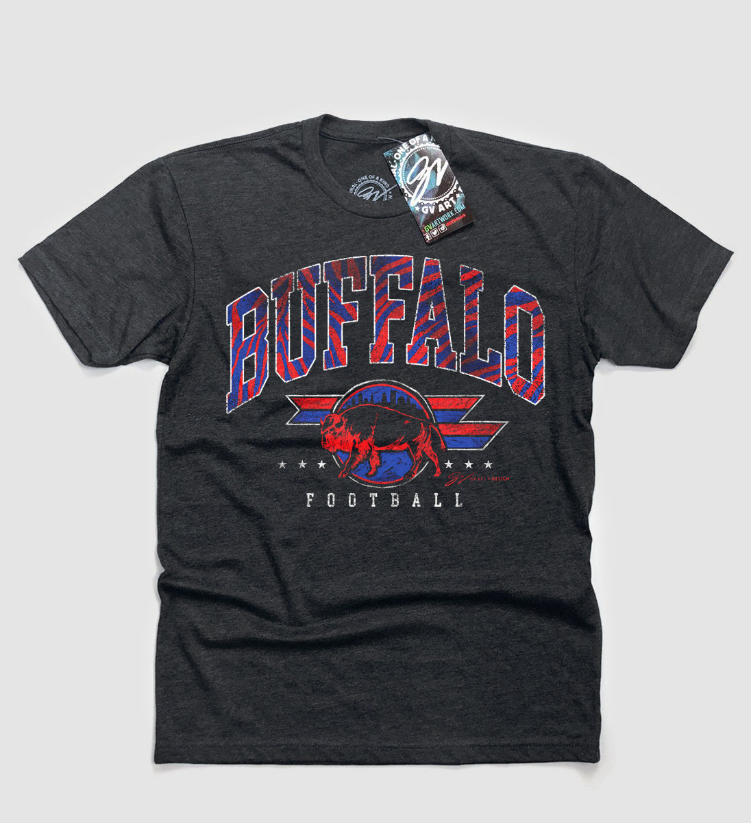 Buffalo Bills Retro Pattern Shirt