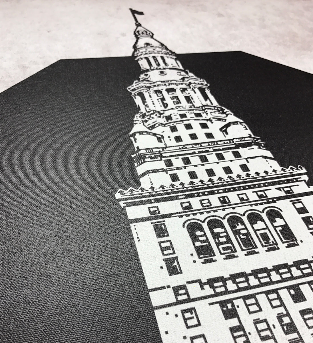 Cleveland C Terminal Tower Canvas Artwork