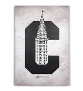 Cleveland C Terminal Tower Canvas Artwork