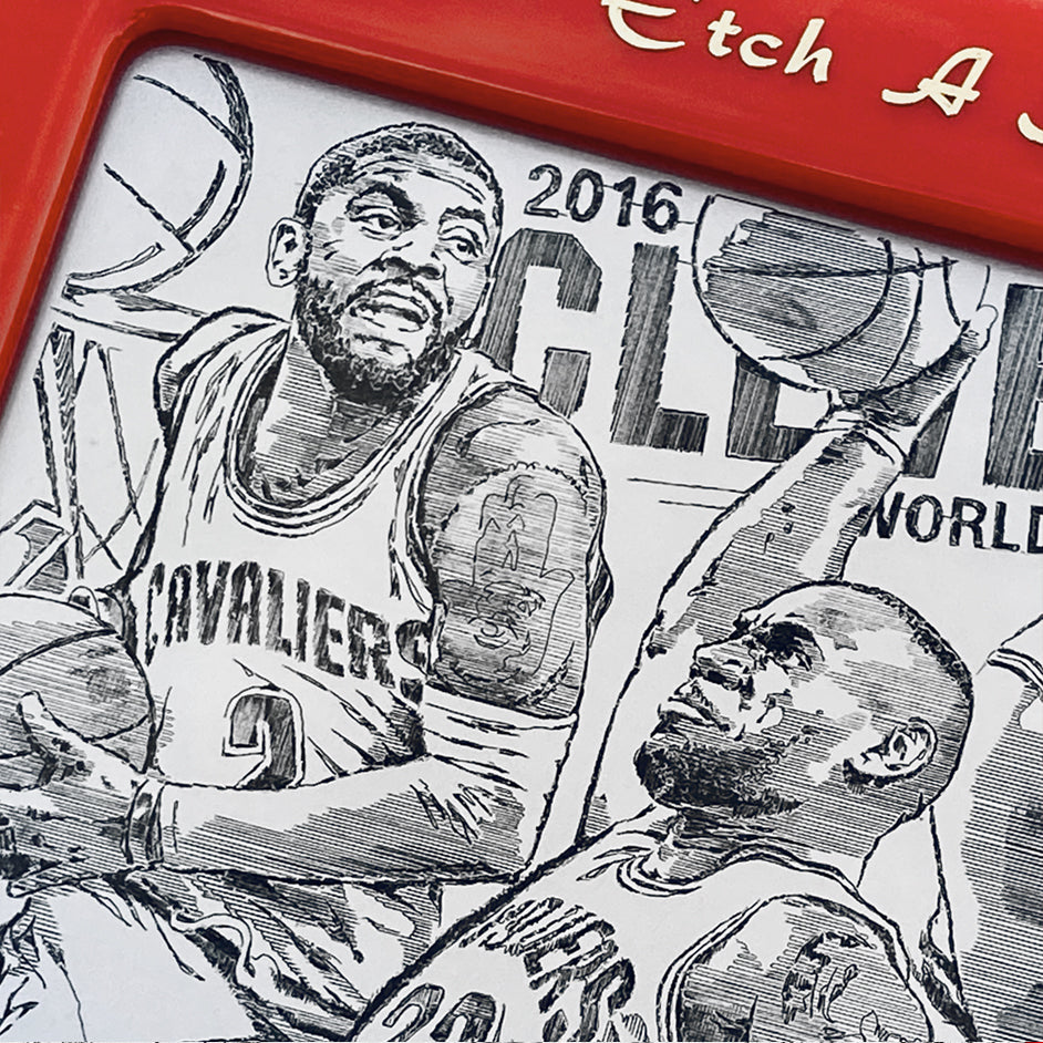 Original 2016 Cavs Championship Etch A Sketch