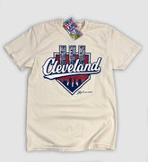 Cleveland Baseball Lights Beige Tshirt
