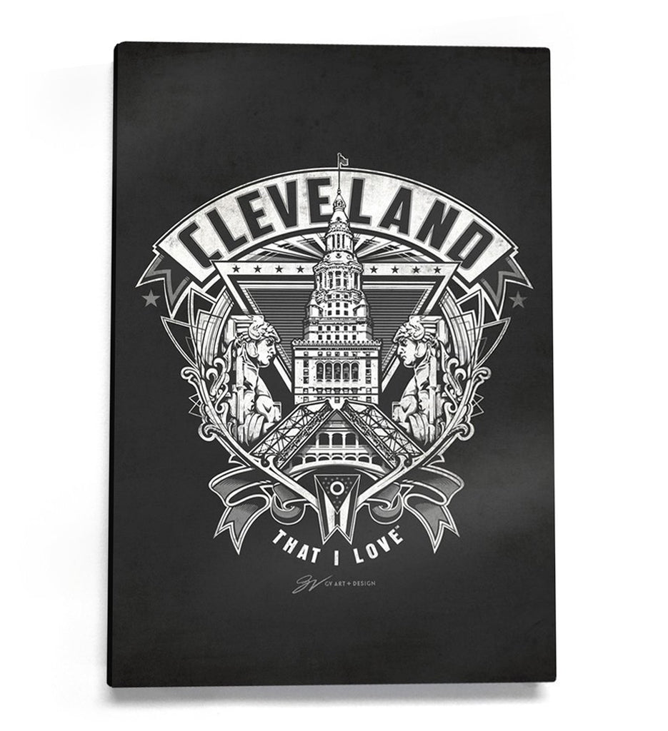 Cleveland C Guardian Canvas Artwork