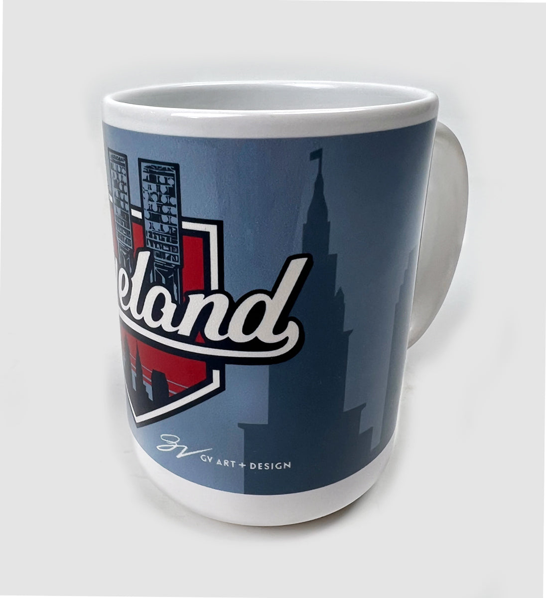 Cleveland Baseball Lights Mug