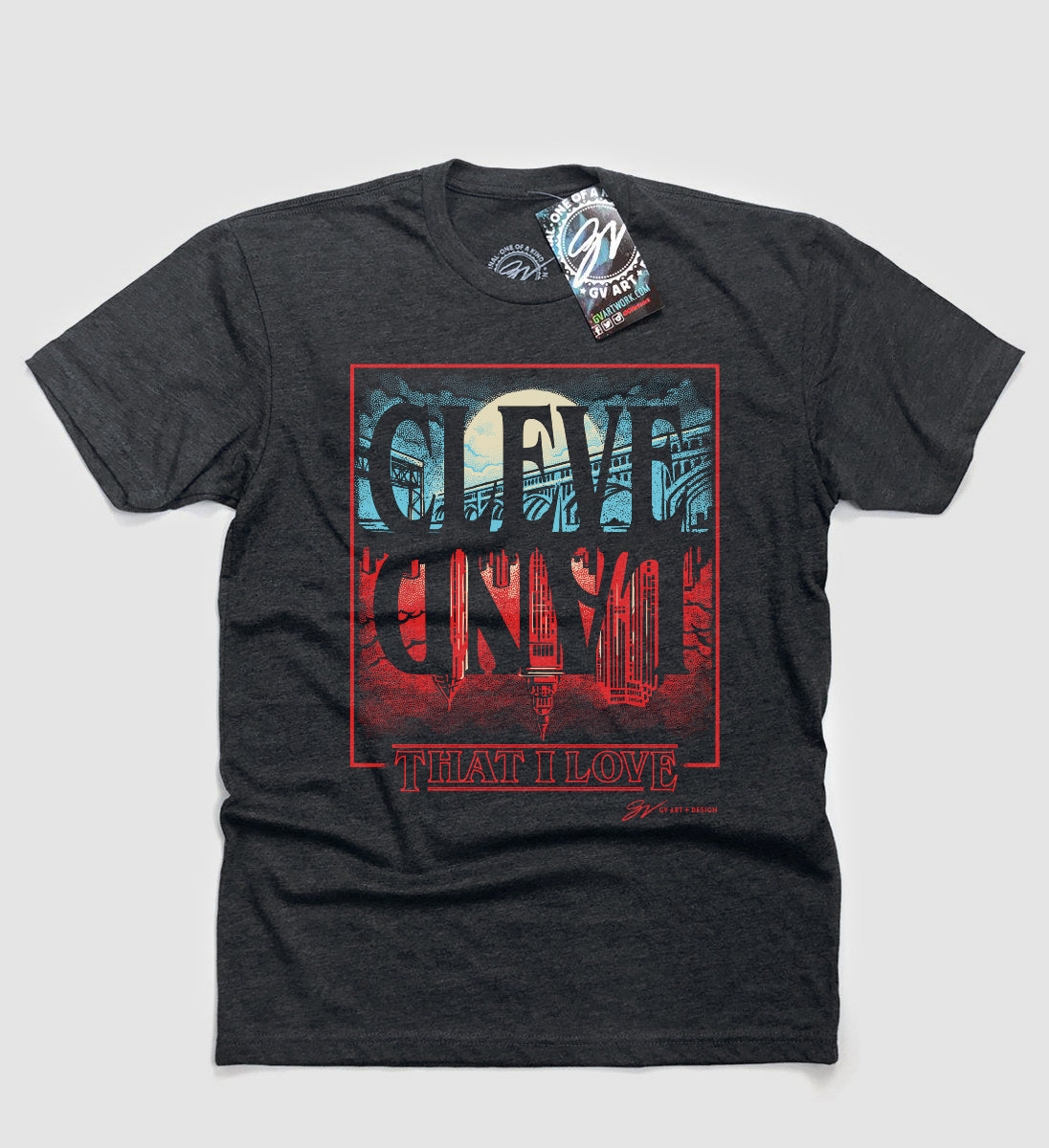 Cleveland Upside Down T shirt