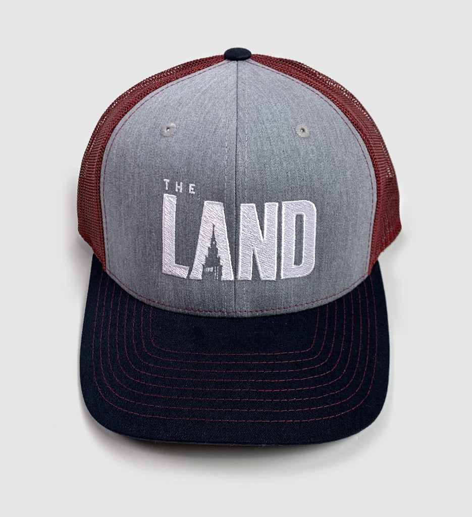 "The Land" Cleveland Mesh Hat Navy/Maroon