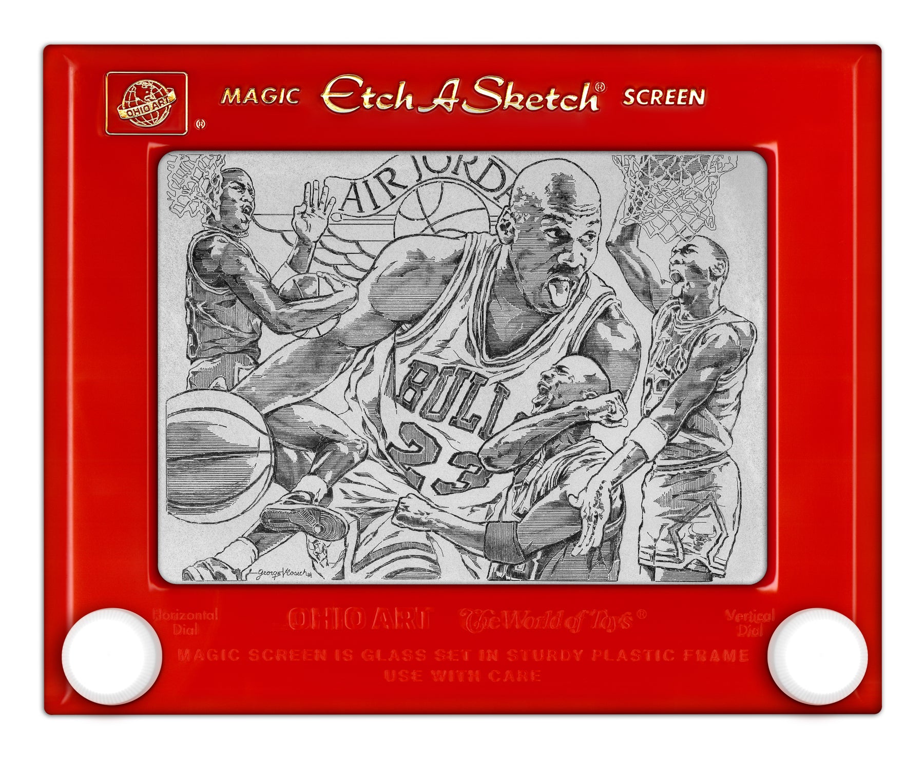 Original Michael Jordan Etch A Sketch