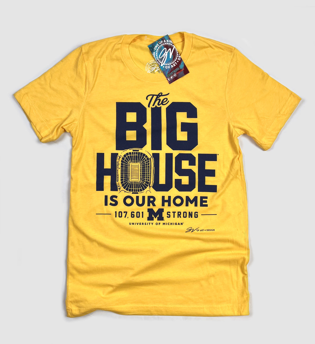 Michigan Wolverines Big House Energy T-Shirt – Officially Licensed College Team Apparel