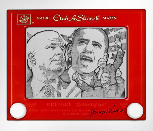 Limited Edition Obama - McCain Election Print