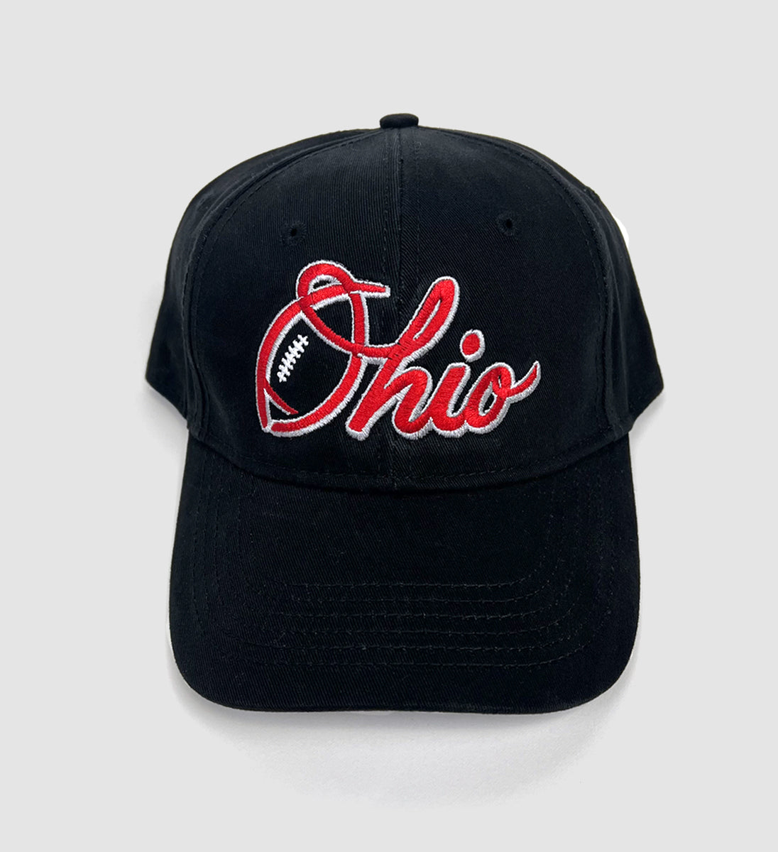 Ohio Script Black Dad Hat
