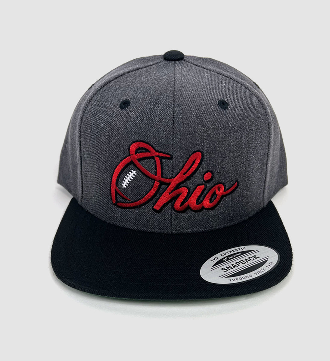 Ohio Script Charcoal Snapback