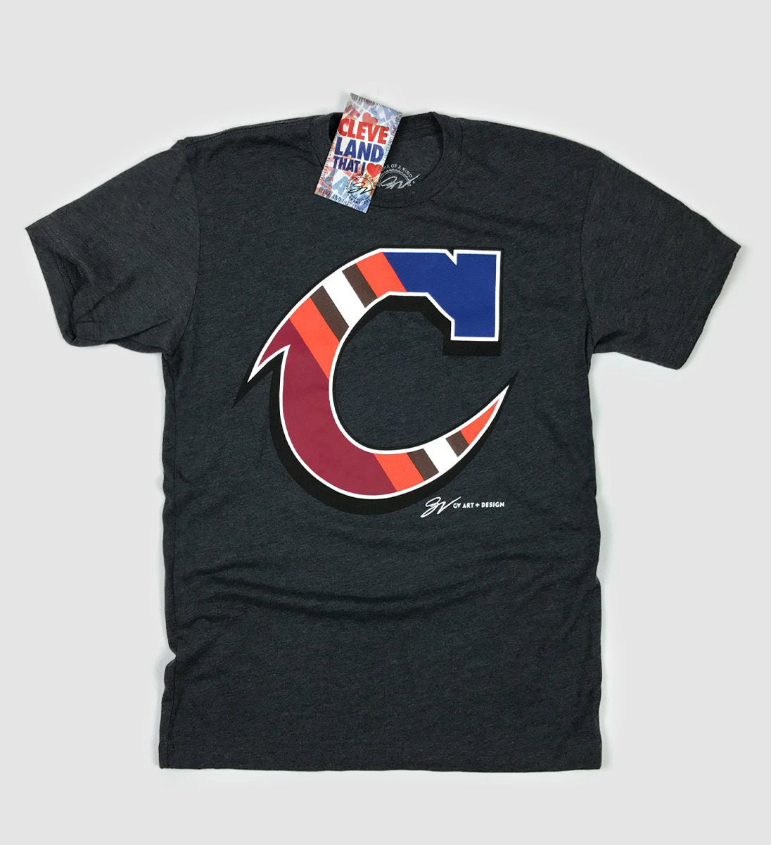 Charcoal Team Cleveland C Shirt