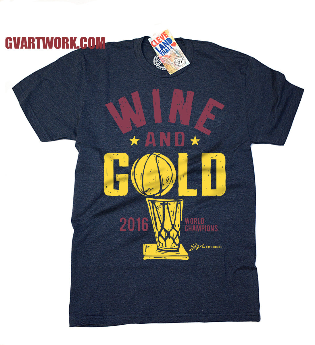 Wine and GOLD! 2016 World Champions T shirt