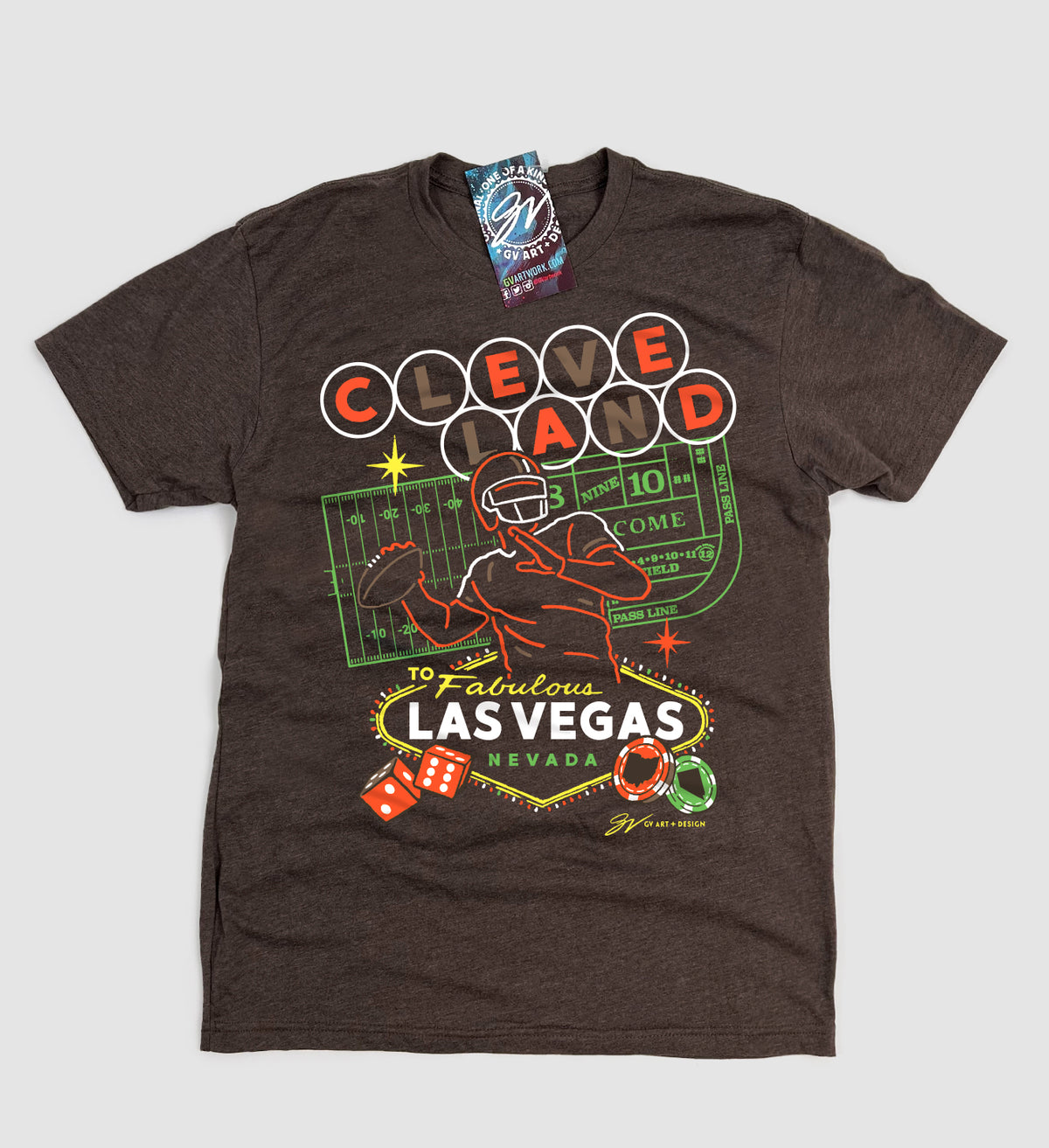 Cleveland to Vegas Takeover T shirt