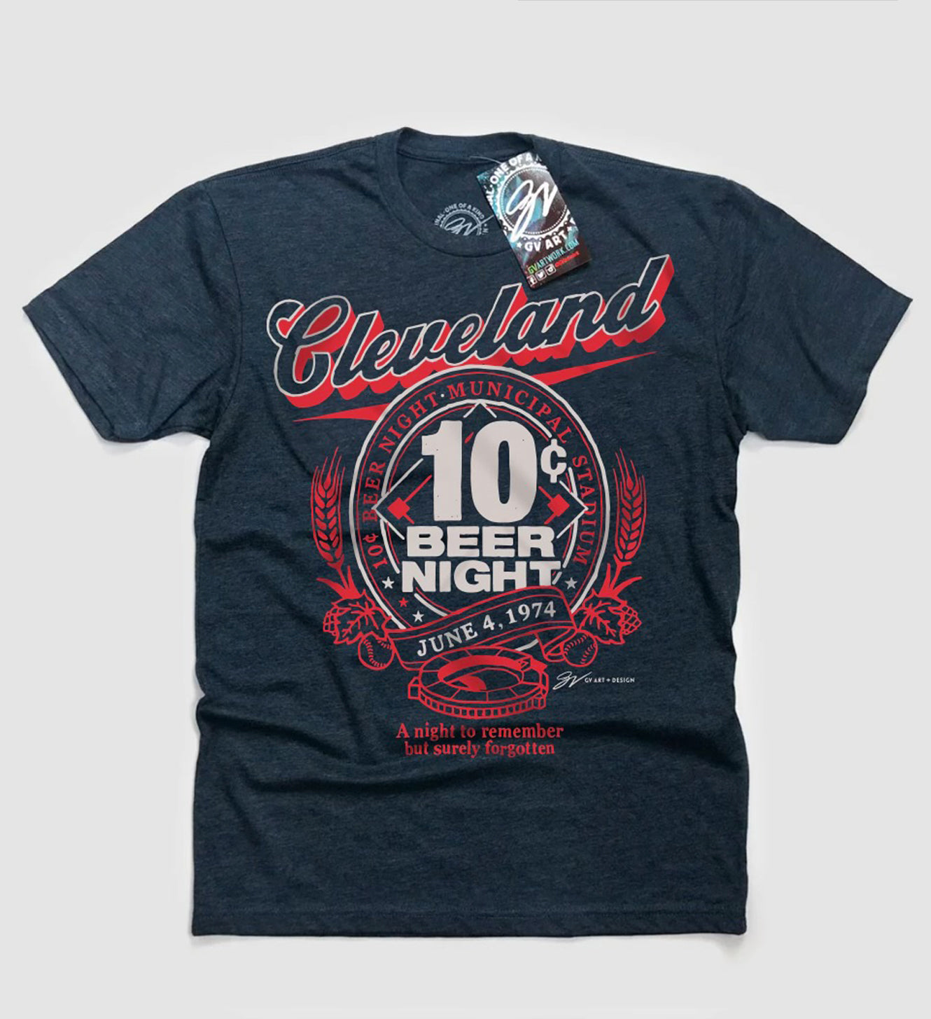 Cleveland 10 cent Beer Night Tshirt