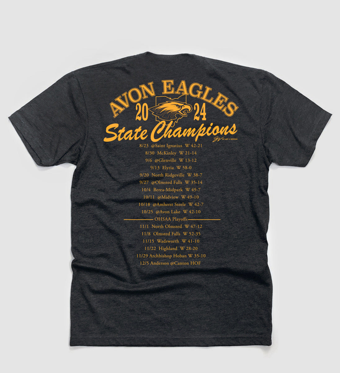 Kids Avon Football State Champions TShirt