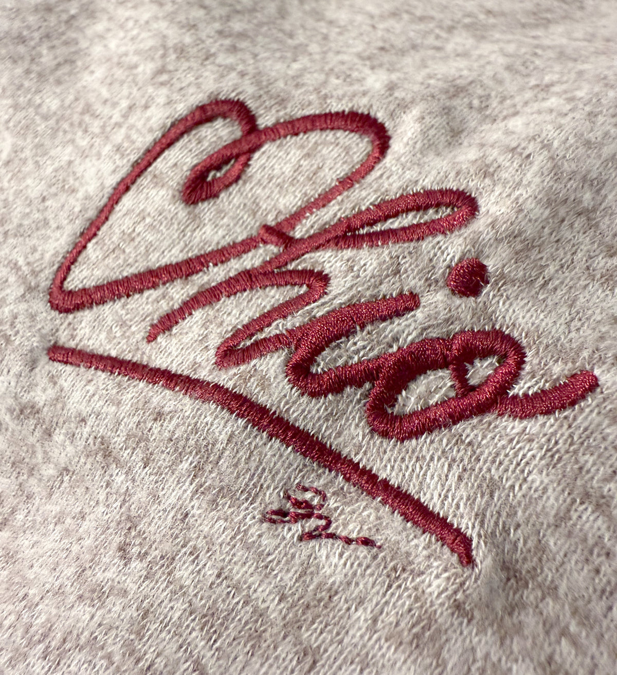 Womens Script Ohio Heart Cuddle Sweater