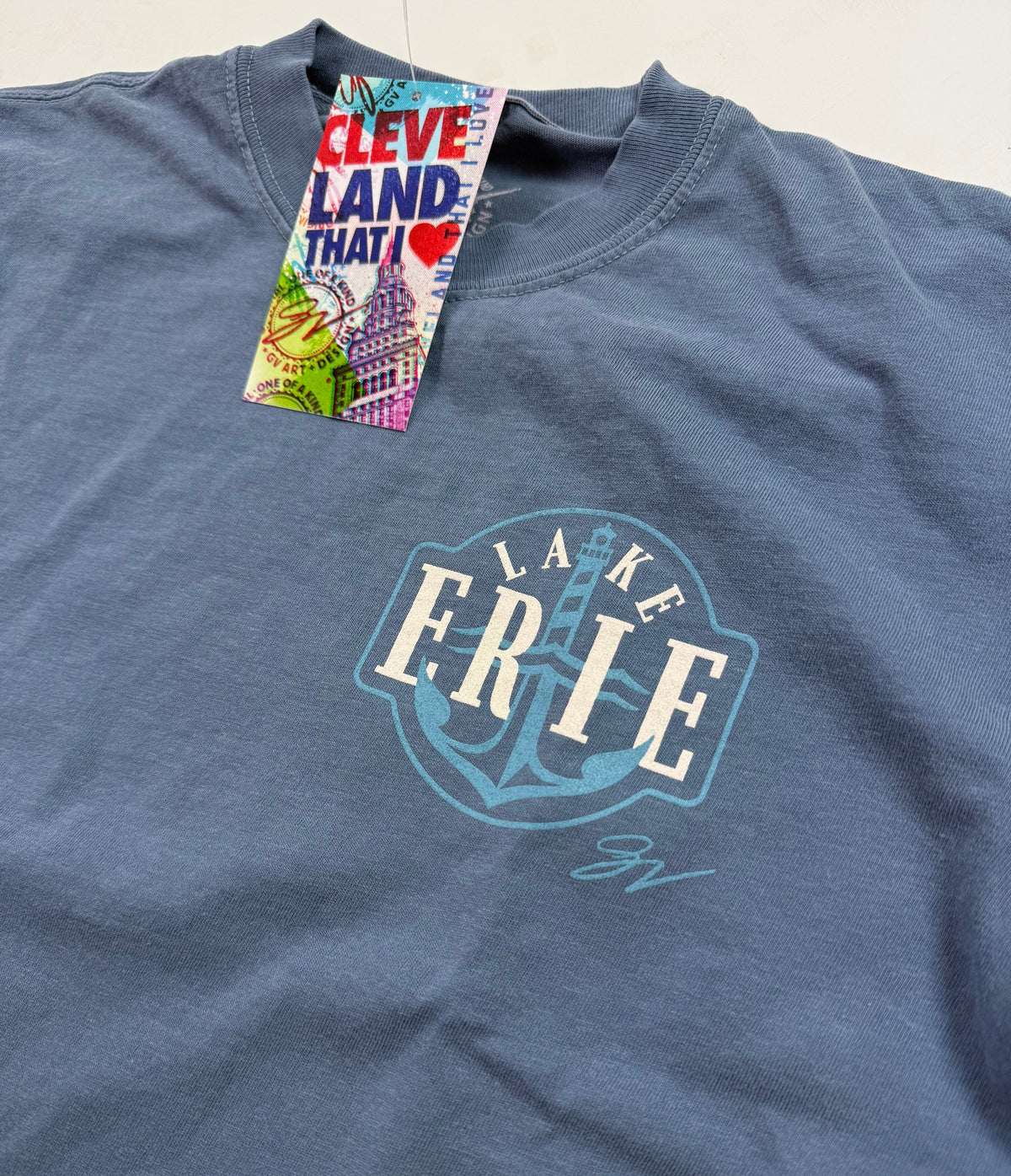 Lake Erie Round Anchor T Shirt